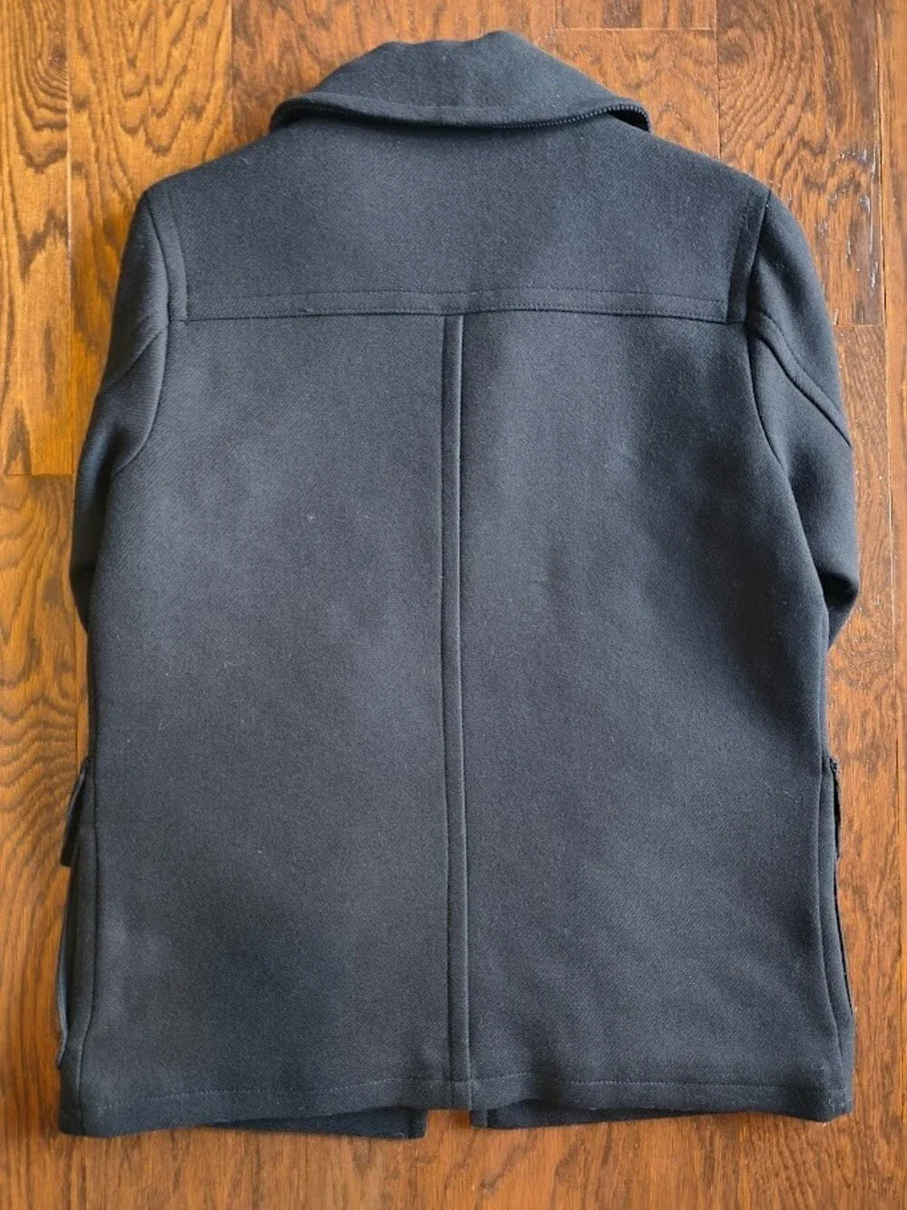 Banana Republic Italian Wool Utility Coat - Men's Medium - Black